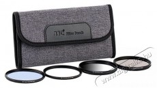 JJC FP-K4S TEXTIL SZŰRŐTARTÓ TOK SZÜRKE (4 SZŰRŐHÖZ) Fotó-Videó kiegészítők - Fotó-videó táska / tok - Egyéb táska / tok - 475339