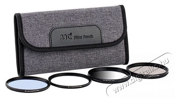 JJC FP-K4S TEXTIL SZŰRŐTARTÓ TOK SZÜRKE (4 SZŰRŐHÖZ) Fotó-Videó kiegészítők - Fotó-videó táska / tok - Egyéb táska / tok - 475339