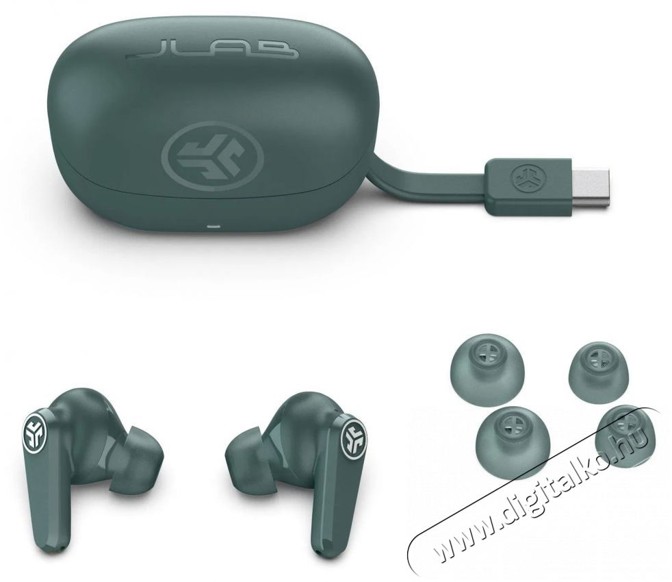 JLAB Go Pods ANC, z&ouml;ld vezet&eacute;k n&eacute;lk&uuml;li f&uuml;lhallgat&oacute; Audio-Video / Hifi / Multim&eacute;dia - F&uuml;l &eacute;s Fejhallgat&oacute;k - F&uuml;lhallgat&oacute; - 528980