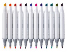 JOLLY Airbrush Textile 12 darabos kétvégű színes textilmarker utántöltő készlet Iroda és számítástechnika - Egyéb számítástechnikai termék - 510820