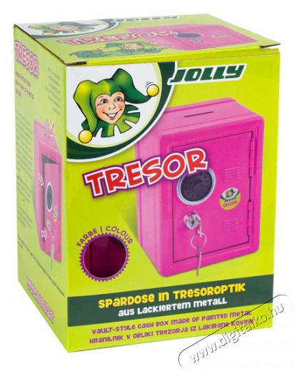 JOLLY kulcsos rózsaszín perselyszéf Iroda és számítástechnika - Egyéb számítástechnikai termék - 511592