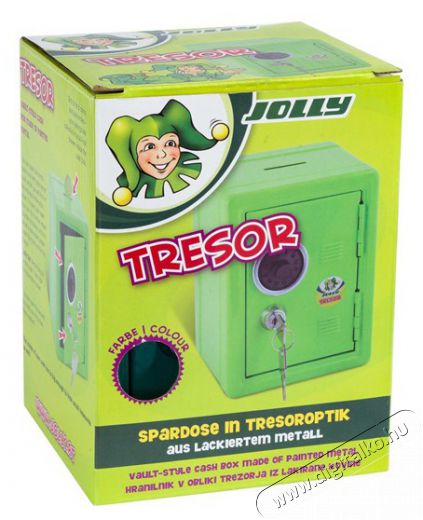 JOLLY kulcsos zöld perselyszéf Iroda és számítástechnika - Egyéb számítástechnikai termék - 511591