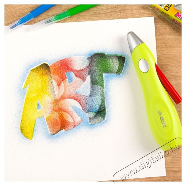 JOLLY Airbrush Fun 12 patronos airbrush k&eacute;szlet Iroda &eacute;s sz&aacute;m&iacute;t&aacute;stechnika - Egy&eacute;b sz&aacute;m&iacute;t&aacute;stechnikai term&eacute;k - 518055