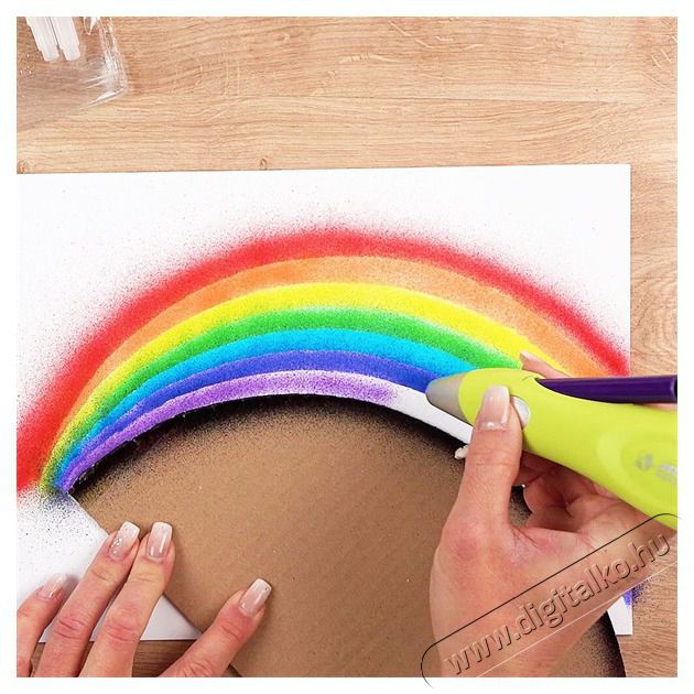 JOLLY Airbrush Fun 12 patronos airbrush k&eacute;szlet Iroda &eacute;s sz&aacute;m&iacute;t&aacute;stechnika - Egy&eacute;b sz&aacute;m&iacute;t&aacute;stechnikai term&eacute;k - 518055