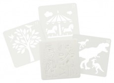 JOLLY Airbrush Fun 30 darabos sablon Iroda és számítástechnika - Egyéb számítástechnikai termék - 518058