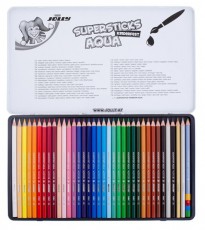 JOLLY Superstick Kinderfest Aqua 36 darabos színesceruza készlet Háztartás / Otthon / Kültér - Játék / Sport - Kiegészítő - 518042