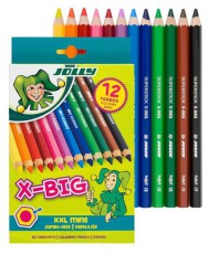 JOLLY X-Big extra vastag 12 darabos színesceruza készlet Háztartás / Otthon / Kültér - Játék / Sport - Kiegészítő - 518043