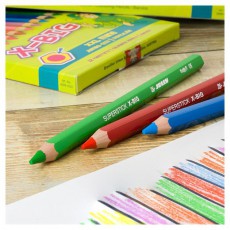 JOLLY X-Big extra vastag 12 darabos színesceruza készlet Háztartás / Otthon / Kültér - Játék / Sport - Kiegészítő - 518043