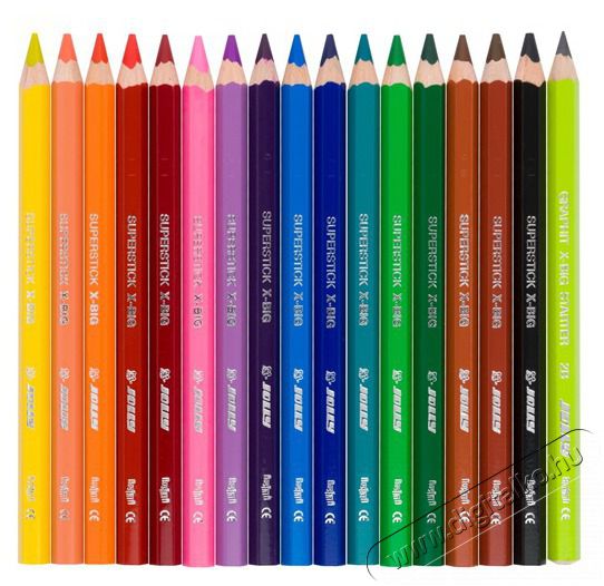 JOLLY X-Big extra vastag 15+1 darabos színesceruza készlet Háztartás / Otthon / Kültér - Játék / Sport - Kiegészítő - 518045