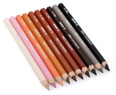 JOLLY X-Big Skin Tones extra vastag 10 darabos színesceruza készlet Háztartás / Otthon / Kültér - Játék / Sport - Kiegészítő - 518044