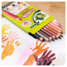 JOLLY X-Big Skin Tones extra vastag 10 darabos színesceruza készlet Háztartás / Otthon / Kültér - Játék / Sport - Kiegészítő - 518044