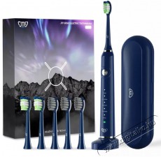 JTF P200 Blue, utazótok, 6 db pótfej Elektromos fogkefe Szépségápolás / Egészség - Száj / fog ápolás - Elektromos fogkefe - 525067