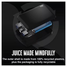 Juice JUI-PBANK-3-ECO-BLK ECO 3 10000mAh 15W fekete power bank Mobil / Kommunikáció / Smart - Powerbank / Külső akkumulátor és töltő - 496888