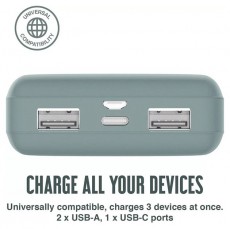 Juice JUI-PBANK-3-ECO-MID-GRN ECO 3 10000mAh 15W zöld power bank Mobil / Kommunikáció / Smart - Powerbank / Külső akkumulátor és töltő - 496890
