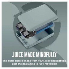 Juice JUI-PBANK-3-ECO-MID-GRN ECO 3 10000mAh 15W zöld power bank Mobil / Kommunikáció / Smart - Powerbank / Külső akkumulátor és töltő - 496890