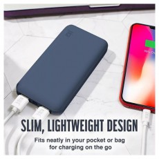 Juice JUI-PBANK-3-ECO-NVY ECO 3 10000mAh 15W tengerészkék power bank Mobil / Kommunikáció / Smart - Powerbank / Külső akkumulátor és töltő - 496868