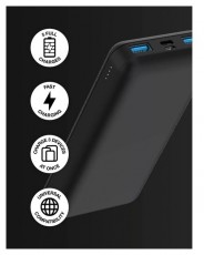 Juice JUI-PBANK-5-ECO-BLK ECO 5 15000mAh 15W fekete power bank Mobil / Kommunikáció / Smart - Powerbank / Külső akkumulátor és töltő - 496891
