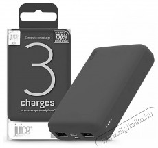 Juice JUI-PBANK-3-ECO-GRY ECO 3 10000mAh 15W szürke power bank Mobil / Kommunikáció / Smart - Powerbank / Külső akkumulátor és töltő - 496879