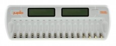Jupio Master töltő 16db AA/AAA akkumulátorhoz Akkuk és töltők - Elem méretű akku és töltő - Töltő - 330054
