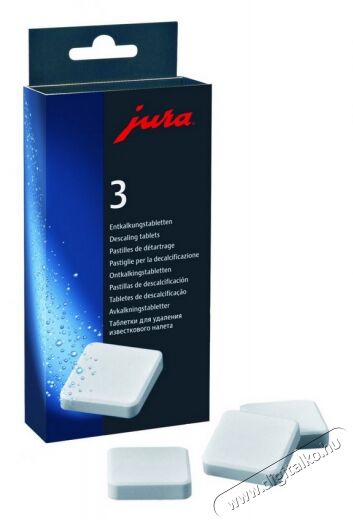 Jura Vízkőmentesítő tabletta (9 db) Konyhai termékek - Kávéfőző / kávéörlő / kiegészítő - Filter / tisztító / vízkőmentesítő - 304408