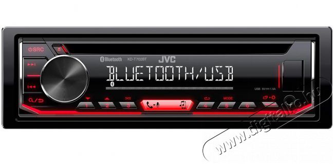 JVC KD-T702BT Autórádió Újdonságok - Új termékek - 352752