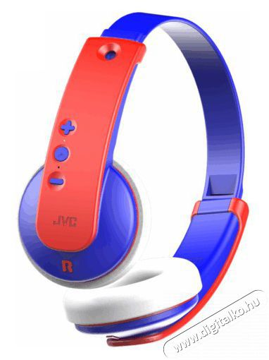 JVC HA-KD9BT-A bluetooth fejhallgató - kék és piros + matricák Audio-Video / Hifi / Multimédia - Fül és Fejhallgatók - Fejhallgató - 376512