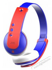 JVC HA-KD9BT-A bluetooth fejhallgató - kék és piros + matricák Audio-Video / Hifi / Multimédia - Fül és Fejhallgatók - Fejhallgató - 376512
