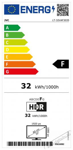 JVC LT32VAF3035 FHD Smart LED TV Televíziók - LED televízió - 1080p Full HD felbontású - 381438