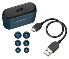 JVC HA-A9TA True Wireless Bluetooth kék fülhallgató Audio-Video / Hifi / Multimédia - Fül és Fejhallgatók - Fülhallgató - 455215