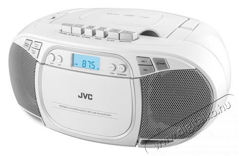 JVC RCE451W CD-s rádiómagnó Audio-Video / Hifi / Multimédia - Hordozható CD / DVD / Multimédia készülék - Hordozható CD / Multimédia rádiómagnó / Boombox - 465023