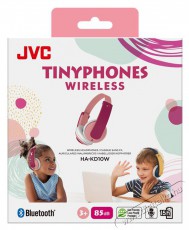 JVC HA-KD10W-P Bluetooth pink gyerek fejhallgató Audio-Video / Hifi / Multimédia - Fül és Fejhallgatók - Fejhallgató mikrofonnal / headset - 466782