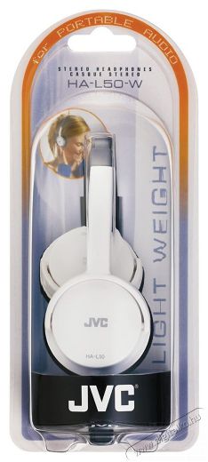 JVC HA-L50W fehér fejhallgató Audio-Video / Hifi / Multimédia - Fül és Fejhallgatók - Fejhallgató - 467192
