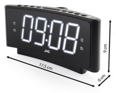 JVC RAE314B RÁDIÓS ÉBRESZTŐÓRA Audio-Video / Hifi / Multimédia - Rádió / órás rádió - Ébresztőórás rádió - 506582
