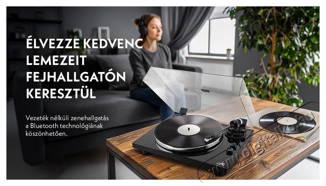 JVC AL-E534B, fekete lemezj&aacute;tsz&oacute; Audio-Video / Hifi / Multim&eacute;dia - Bakelit lemezj&aacute;tsz&oacute; - Bakelit lemezj&aacute;tsz&oacute; - 531887