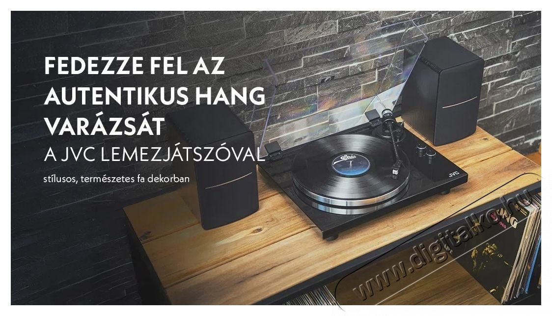 JVC AL-E534B, fekete lemezj&aacute;tsz&oacute; Audio-Video / Hifi / Multim&eacute;dia - Bakelit lemezj&aacute;tsz&oacute; - Bakelit lemezj&aacute;tsz&oacute; - 531887