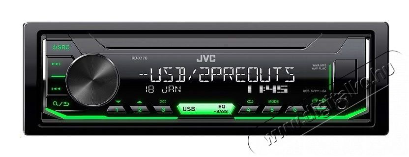 JVC KD-X176 aut&oacute;s fejegys&eacute;g Aut&oacute;hifi / Aut&oacute; felszerel&eacute;s - Aut&oacute;r&aacute;di&oacute; fejegys&eacute;g - Aut&oacute;r&aacute;di&oacute; fejegys&eacute;g - 370904