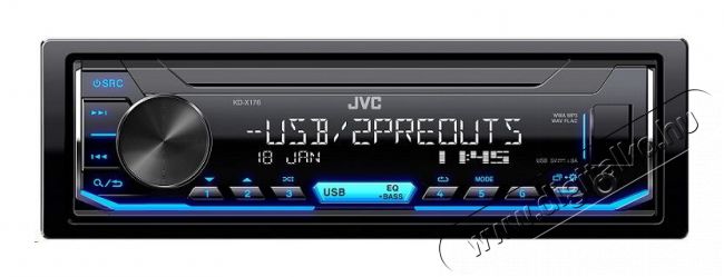 JVC KD-X176 aut&oacute;s fejegys&eacute;g Aut&oacute;hifi / Aut&oacute; felszerel&eacute;s - Aut&oacute;r&aacute;di&oacute; fejegys&eacute;g - Aut&oacute;r&aacute;di&oacute; fejegys&eacute;g - 370904