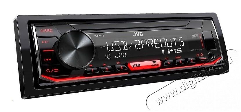JVC KD-X176 aut&oacute;s fejegys&eacute;g Aut&oacute;hifi / Aut&oacute; felszerel&eacute;s - Aut&oacute;r&aacute;di&oacute; fejegys&eacute;g - Aut&oacute;r&aacute;di&oacute; fejegys&eacute;g - 370904