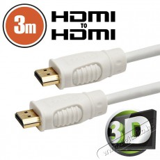 KÁBEL Professzionális 3D-s HDMI Ethernet 3m - OEM Tv kiegészítők - Kábel / csatlakozó - Hdmi kábel - 259512