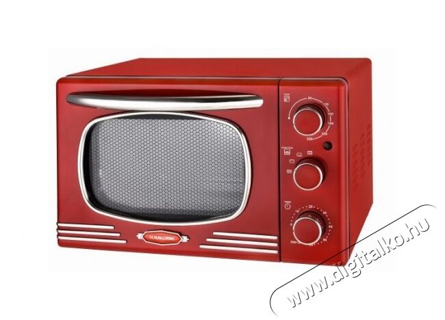 Kalorik TKGOT2500R Retro grill minisütő - piros Konyhai termékek - Sütő-főzőlap, tűzhely (szabadonálló) - Mini sütő / mini grill / mini konyha - 351041