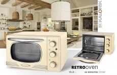Kalorik TKGOT2500 Retro minisütő Konyhai termékek - Sütő-főzőlap, tűzhely (szabadonálló) - Mini sütő / mini grill / mini konyha - 336486