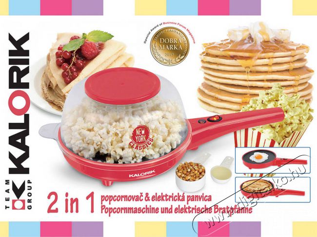 Kalorik PCM 1002 2 az 1-ben popcorn készítő Újdonságok - Új termékek - 341384