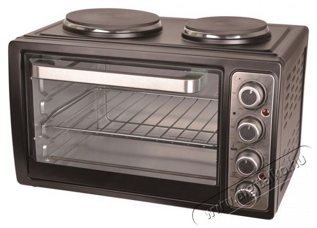 Kalorik MK1002 Mini sütő 2 főzőlappal Konyhai termékek - Sütő-főzőlap, tűzhely (szabadonálló) - Mini sütő / mini grill / mini konyha - 365898