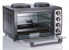 Kalorik MK1002 Mini sütő 2 főzőlappal Konyhai termékek - Sütő-főzőlap, tűzhely (szabadonálló) - Mini sütő / mini grill / mini konyha - 365898