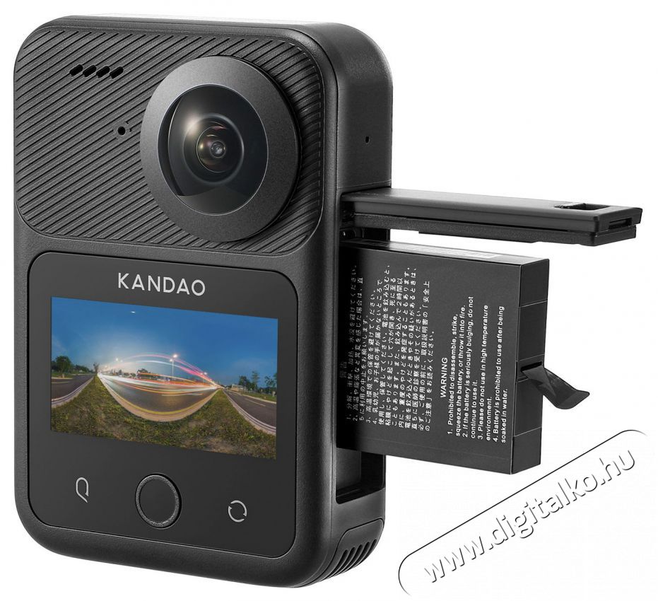 Kandao QooCam 3 Ultra 8K 360 camera F&eacute;nyk&eacute;pezőg&eacute;p / kamera - Sport kamera - 4K felbont&aacute;s&uacute; - 519950