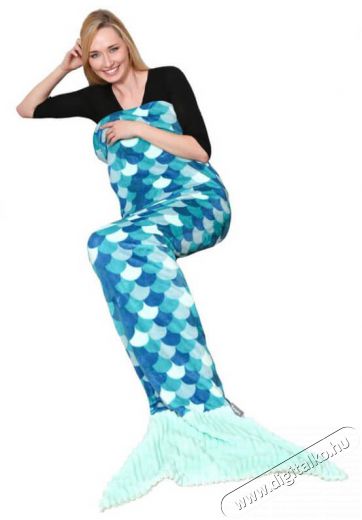 Kanguru Sirena Turchese (1171) sellő pléd (türkizkék) Szépségápolás / Egészség - Melegítés - Pléd / takaró - 329128