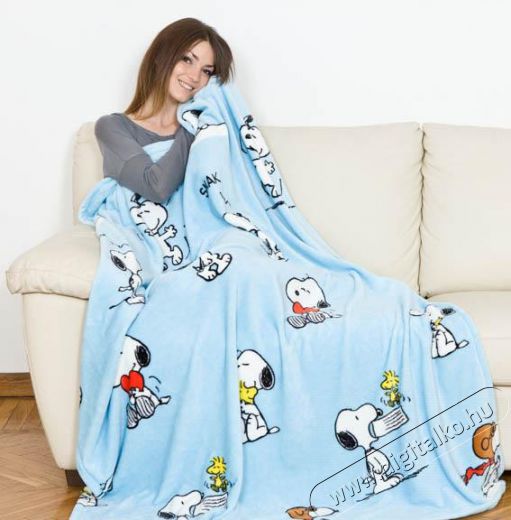 Kanguru Plaid Snoopy (1123) prémium minőségű pléd Szépségápolás / Egészség - Melegítés - Pléd / takaró - 283315