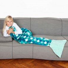 Kanguru Sirena Kids Turchese (1191) sellő pléd gyerekeknek Újdonságok - Új termékek - 345337