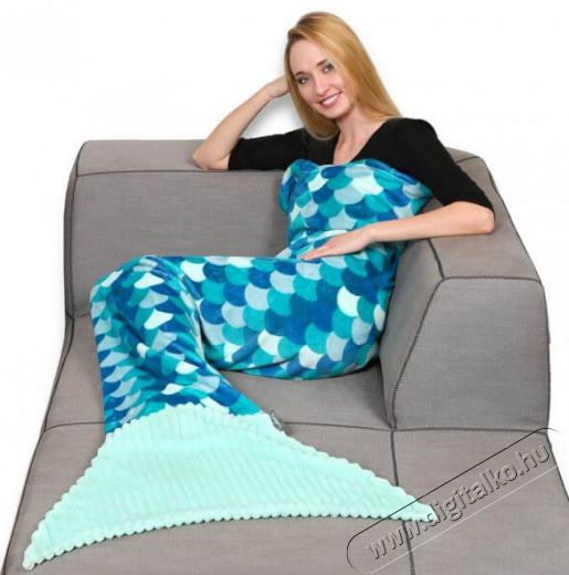 Kanguru Sirena Turchese (1171) sellő pléd (türkizkék) Szépségápolás / Egészség - Melegítés - Pléd / takaró - 329128