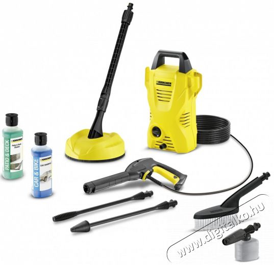 Karcher K 2 Compact Car magasnyomású mosó + Home T150 felülettisztító (1.673-130.0) Háztartás / Otthon / Kültér - Tisztító / mosó - Nagynyomású mosó - 304572